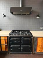Aga Six-Four Fornuis met Afzuigkap Set - Gebruikt, Ophalen, Gebruikt, Wandschouwkap, 400 tot 600 m³ per uur