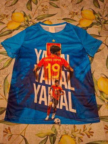  Lamine Yamal shirt maat 130 7/8 jaar beschikbaar voor biedingen