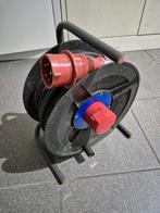 Kabelhaspel krachtstroom 16 Amp 15 Mtr, Doe-het-zelf en Verbouw, Ophalen of Verzenden, Gebruikt, Kabel of Snoer