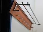 Jaren 70 vintage kapstok, Ophalen, Hout, Wandkapstok, Minder dan 100 cm