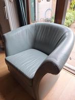 (Mint) groene fauteuil, Huis en Inrichting, Fauteuils, Ophalen, Zo goed als nieuw, Minder dan 75 cm, 50 tot 75 cm