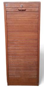 192. Eikenhouten rolluikkast, Eeka ca. 1960, Gebruikt, Eikenhout, 150 tot 200 cm, 25 tot 50 cm