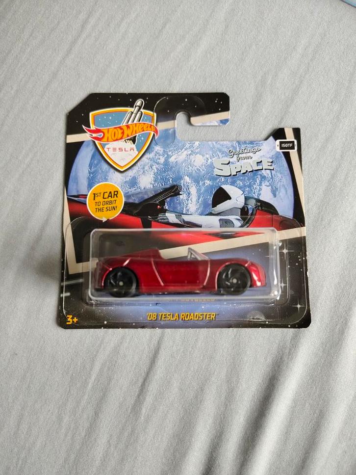 Hot wheels Tesla Roadster, Hobby en Vrije tijd, Modelauto's | Overige schalen, Nieuw, Auto, Ophalen of Verzenden