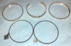 Juwelenset 5 rose gouden armbanden lovisa, Overige materialen, Verzenden, Nieuw, Roze