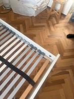 IKEA Bed 140x200 met lattenbodem, Ophalen, Gebruikt, Strak wit, Wit