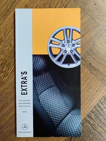 Produkt informatie folder Mercedes-Benz extra's mei 2000 beschikbaar voor biedingen