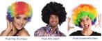 Pruik Groove Unisex - multikleur/ zwart afro - pruiken, Verzenden, Nieuw, 170 of groter, Jongen of Meisje