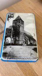 Dalfsen blauw koekjesblik - Den Berg, De Vecht, Kasteel Dal, Ophalen of Verzenden, Gebruikt, Overige