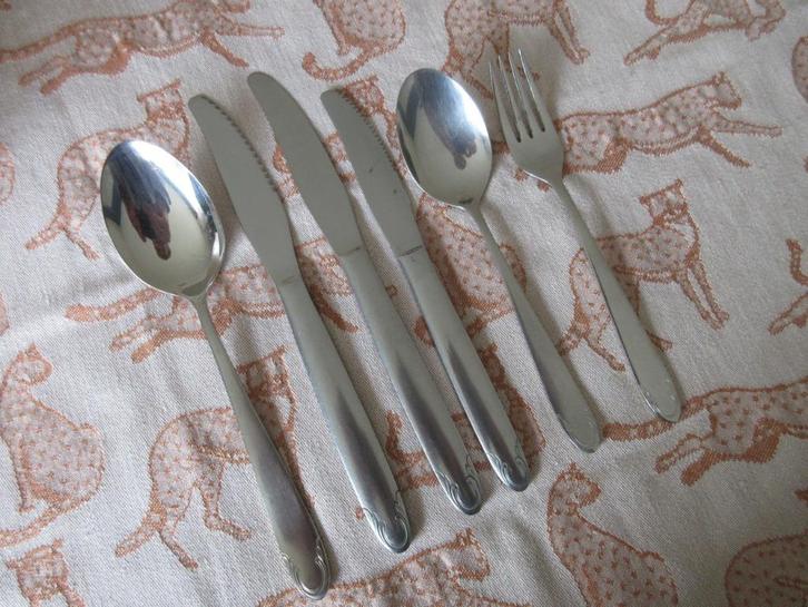 Gero Zilmeta 507 vele Losse Delen, Huis en Inrichting, Keuken | Bestek, Gebruikt, Rvs of Chroom, Vaatwasserbestendig, Ophalen of Verzenden