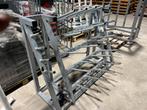 Opbergrek voor stangen en halter schijven bodypump, Gebruikt, Stangen, En schijven, Halterset