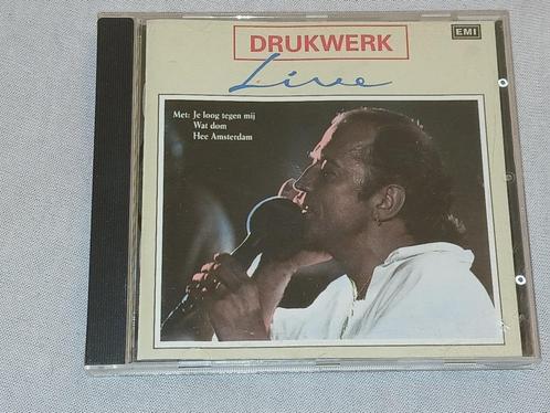 3 cd's van DRUKWERK, Cd's en Dvd's, Cd's | Nederlandstalig, Zo goed als nieuw, Pop, Ophalen of Verzenden