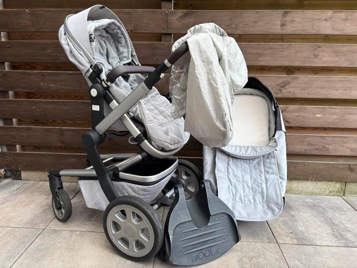 Joolz Day 2, Kinderen en Baby's, Kinderwagens en Combinaties, Gebruikt, Kinderwagen, Overige merken, Met reiswieg, Verstelbare duwstang