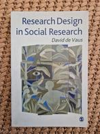 Research design in social Research, Boeken, Studieboeken en Cursussen, Ophalen of Verzenden, Zo goed als nieuw, WO