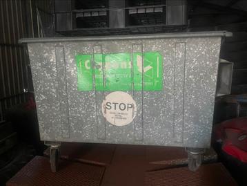 Afvalcontainer, rolcontainer, bedrijfsafval container  beschikbaar voor biedingen