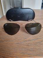Ray-Ban Aviator Large Metal goud montuur met groene glazen, Ophalen of Verzenden, Zo goed als nieuw, Groen, Ray-Ban