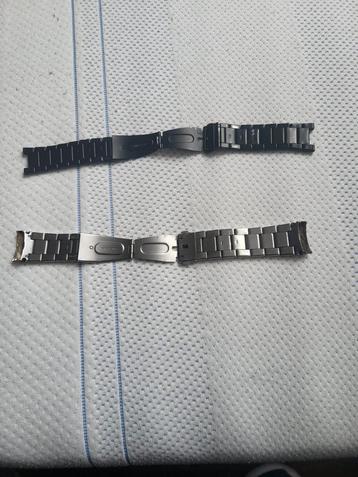 2X NETTE TOMMY HILFIGER HEREN HORLOGE ARMBANDEN 20 MM beschikbaar voor biedingen
