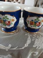 2 planten potjes  SSF Italië, Antiek en Kunst, Antiek | Porselein, Ophalen of Verzenden