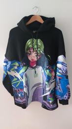 Bershka x Billie Eilish oversized hoodie XS/S, Zwart, Lange mouw, Maat 34 (XS) of kleiner, Gedragen