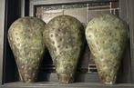 3 x “vaas” van metaal , Cactus model, Overige materialen, Ophalen of Verzenden, Zo goed als nieuw, Minder dan 50 cm