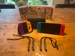 Nintendo Switch + Games, Ophalen of Verzenden, Zo goed als nieuw, Met 2 controllers, Switch Original