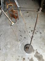 Bronzen Leeslamp - Verstelbaar, Huis en Inrichting, Ophalen, Gebruikt, Metaal, 100 tot 150 cm