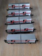 5x Marklin 4668 Sealand containerwagons, Wisselstroom, Gebruikt, Wagon, Ophalen of Verzenden