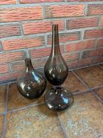 3 Vazen, Ophalen, Zo goed als nieuw, Glas, Minder dan 50 cm