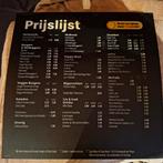 McDonald's bord prijslijst mancave, Verzamelen, Merken en Reclamevoorwerpen, Ophalen of Verzenden, Zo goed als nieuw, Reclamebord