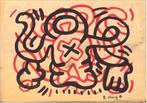 Keith Haring Artwork, Antiek en Kunst, Ophalen of Verzenden