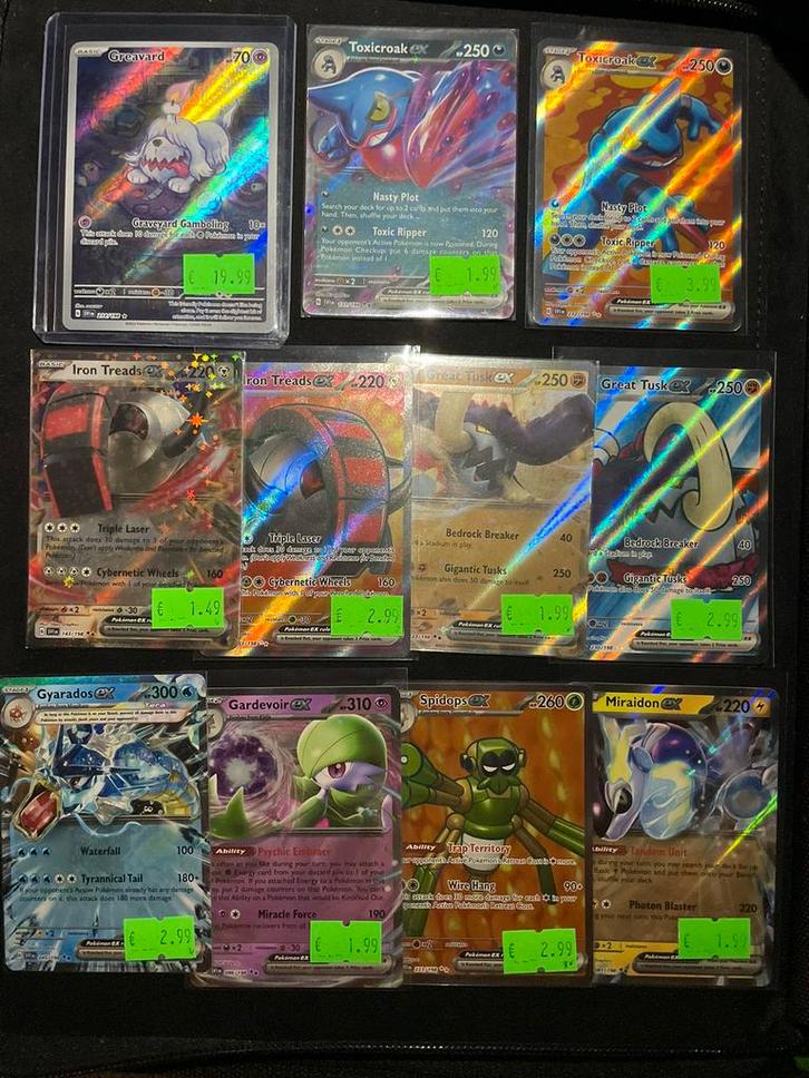 Scalet & Violet Hits Pokemon Kaarten, Hobby en Vrije tijd, Verzamelkaartspellen | Pokémon, Zo goed als nieuw, Ophalen of Verzenden