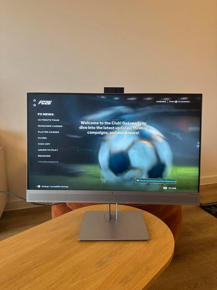 HP EliteScreen E273m - 27 inch Monitor, Computers en Software, Monitoren, Zo goed als nieuw, 60 Hz of minder, DisplayPort, Ingebouwde speakers