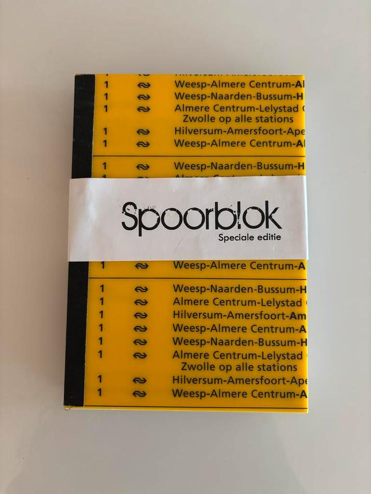 NS Spoorblok Speciale Editie, Verzamelen, Spoorwegen en Tramwegen, Nieuw, Trein, Overige typen, Ophalen of Verzenden