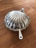 Zilverkleurig boterschaaltje, Antiek en Kunst, Antiek | Glas en Kristal, Ophalen