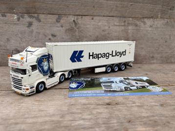 TEKNO SCANIA  CONTAINER TRAILER +  REEFER SNEEPELS beschikbaar voor biedingen