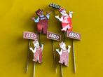 8x speldje Lego speelgoed, Verzamelen, Speldjes, Pins en Buttons, Ophalen of Verzenden, Gebruikt, Merk, Speldje of Pin