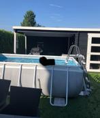 Groot zwembad incl benodigdheden, Tuin en Terras, Zwembaden, Ophalen, Minder dan 80 cm, Zo goed als nieuw, Opzetzwembad