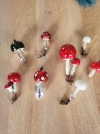 Oude kerstballen paddestoelen, Diversen, Ophalen of Verzenden, Zo goed als nieuw