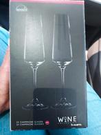 Gusta champagne glazen nieuw in de verpakking, Ophalen of Verzenden, Zo goed als nieuw