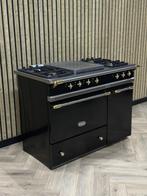 Lacanche Zwart Gas 110cm Messing + Coup de Feu, Ophalen of Verzenden, Grill, Gas, 5 kookzones of meer
