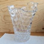 Flinke zakdoekvaas van gebubbeld glas, Antiek en Kunst, Ophalen of Verzenden