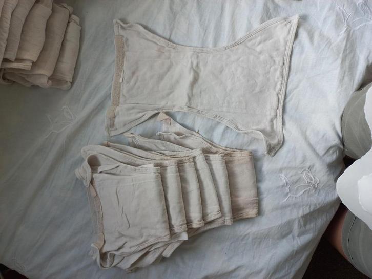 wasbare katoenen luiers en inleggers, richtprijs 6,-, Kinderen en Baby's, Overige Kinderen en Baby's, Gebruikt, Ophalen of Verzenden