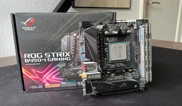 ROG STRIX B450-I + 5700X3D + 16Gb DDR4@3000, Computers en Software, Processors, Gebruikt, 8-core, 4 Ghz of meer, Ophalen