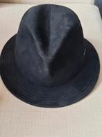 Donkergrijze Mayser hoed met gleuf waterdicht maat 57 Trilby, 56 of 57 cm (M, 7 of 7⅛ inch), Ophalen of Verzenden, Hoed, Mayser