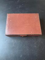 Vintage Leren Doosje, Antiek en Kunst, Ophalen of Verzenden