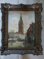 schilderij Haagse toren, Ophalen