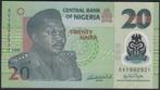 Nigeria 20 Naira 2006  Ladi Kwali (famous Nigerian potter), Verzenden, Nigeria, Los biljet