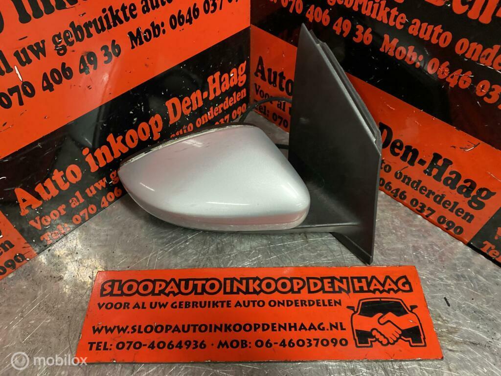 Volkswagen Polo ('09-'14) Buitenspiegel Rechts - LA7W, Auto-onderdelen, Spiegels, Gebruikt, Volkswagen, Ophalen of Verzenden, Volkswagen