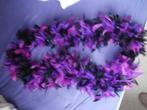 Boa paars roze veren sjaal feestkleding gala kleding, Maat 38/40 (M), Ophalen of Verzenden, Accessoires, Overige thema's