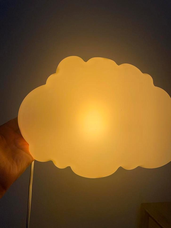 Wolken Hanglamp, Huis en Inrichting, Lampen | Hanglampen, Zo goed als nieuw, Minder dan 50 cm, Kunststof, Ophalen of Verzenden