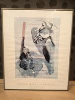 Rolf Knie Circus ingelijste poster, Ophalen of Verzenden